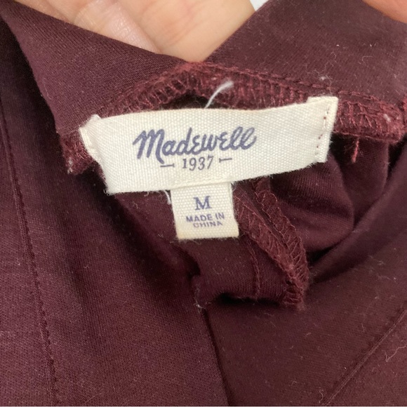 ✨Free with purchase Madewell night out tank burgundy - Picture 5 of 5